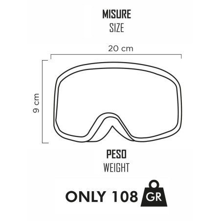 MX6504S - MASCHERA BIMBO 65 NERO/ROSSO