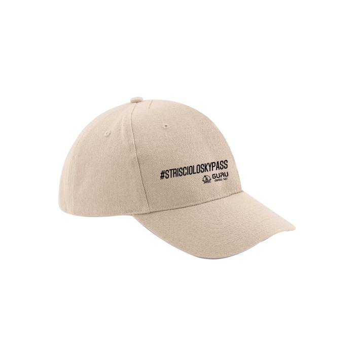 GURUCAP01 - Beige snapback with rigid visor | ethen.eu
