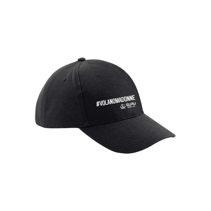 GURUCAP02 - Black snapback with rigid visor | ethen.eu