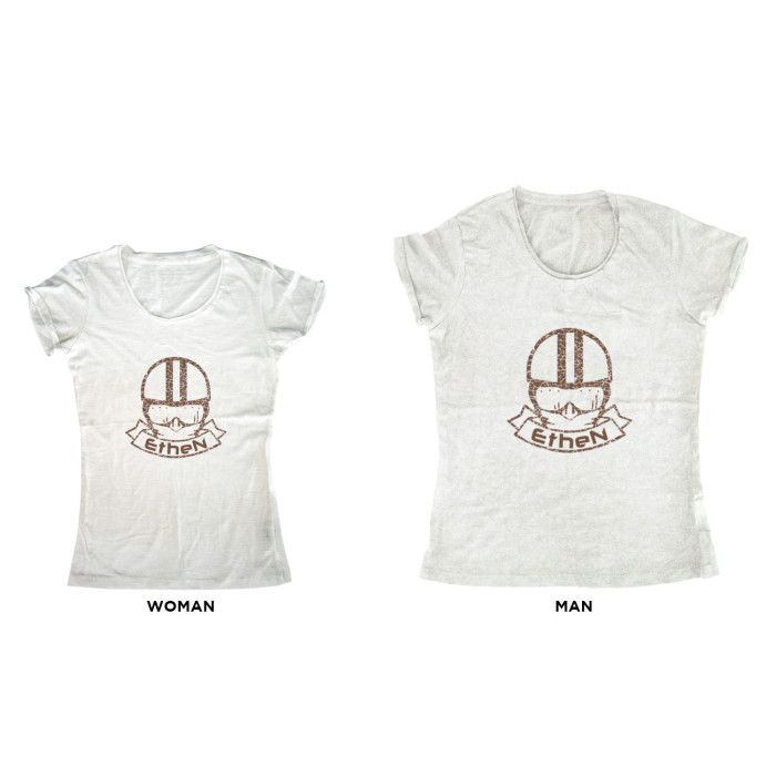 VINTAGE STYLE WHITE BROWN