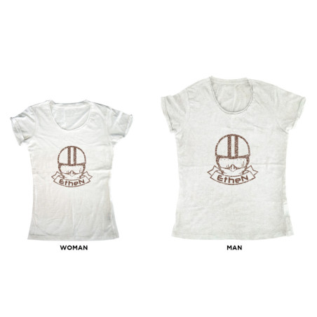 VINTAGE STYLE WHITE BROWN