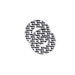 ETHEN HANDLE DONUTS WHITE BLACK