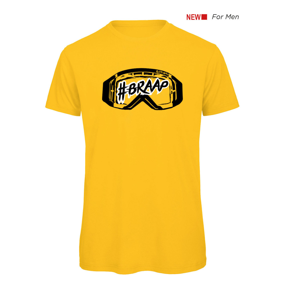 T-SHIRT ETHEN #BRAAP SOLAR YELLOW T-SHIRT ETHEN #BRAAP SOLAR YELLOW