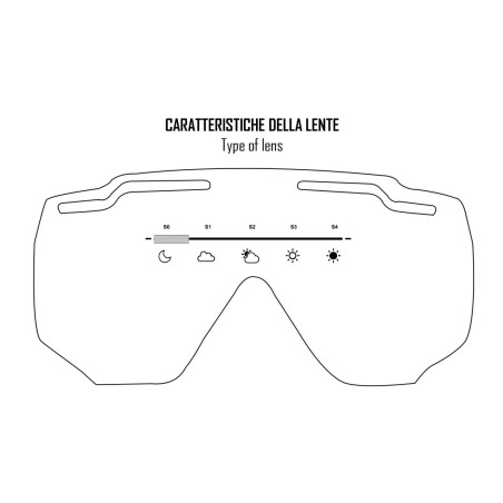ASTRO50 ANTIFOG CLEAR LENS  - BLUE