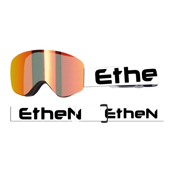 MAG15 - Red Mirror Lens Cat.2 Goggles with Magnets | Ethen.eu