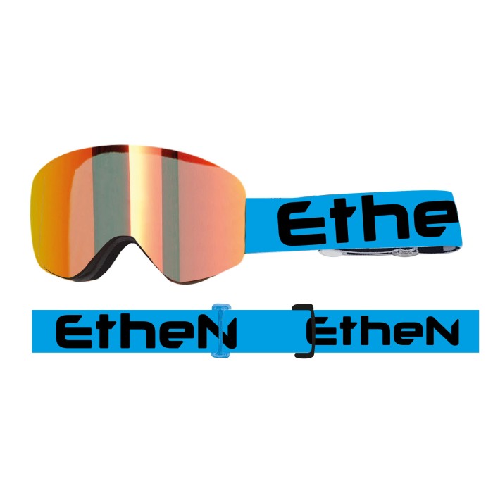 MAG17 - Red Mirror Lens Cat.2 Goggles with Magnets | Ethen.eu