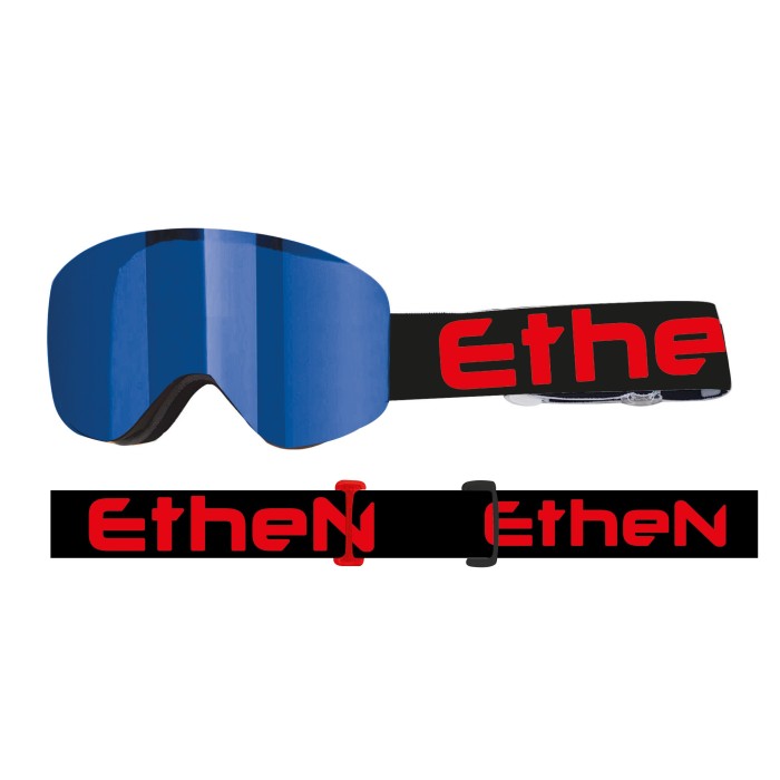 MAG18 - Blue Mirror Lens Cat.2 Goggles with Magnets | Ethen.eu