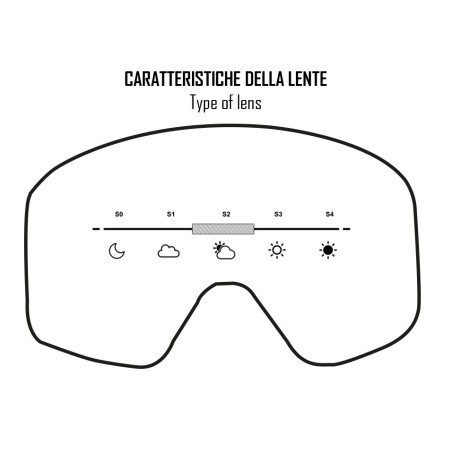 MAG21 - Maschera Specchiatura Blu Cat.2 con Magneti | Ethen.eu