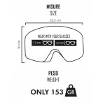 MAG21 - Maschera Specchiatura Blu Cat.2 con Magneti | Ethen.eu