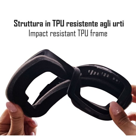 MAG21 - Maschera Specchiatura Blu Cat.2 con Magneti | Ethen.eu