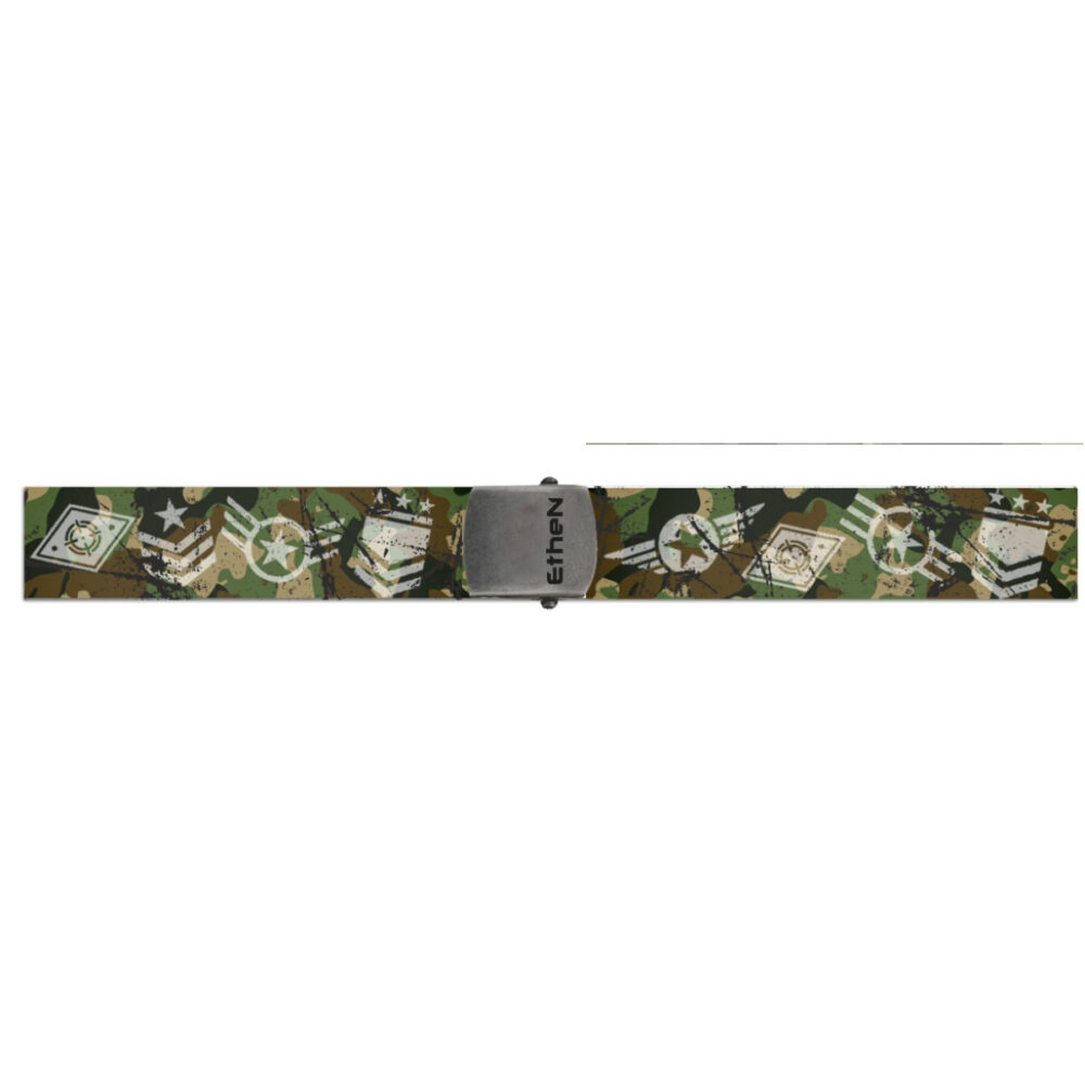 CINTURA ELASTICA CON FIBBIA IN METALLO UNISEX