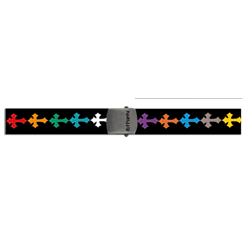 CINTURA ELASTICA CON FIBBIA IN METALLO UNISEX