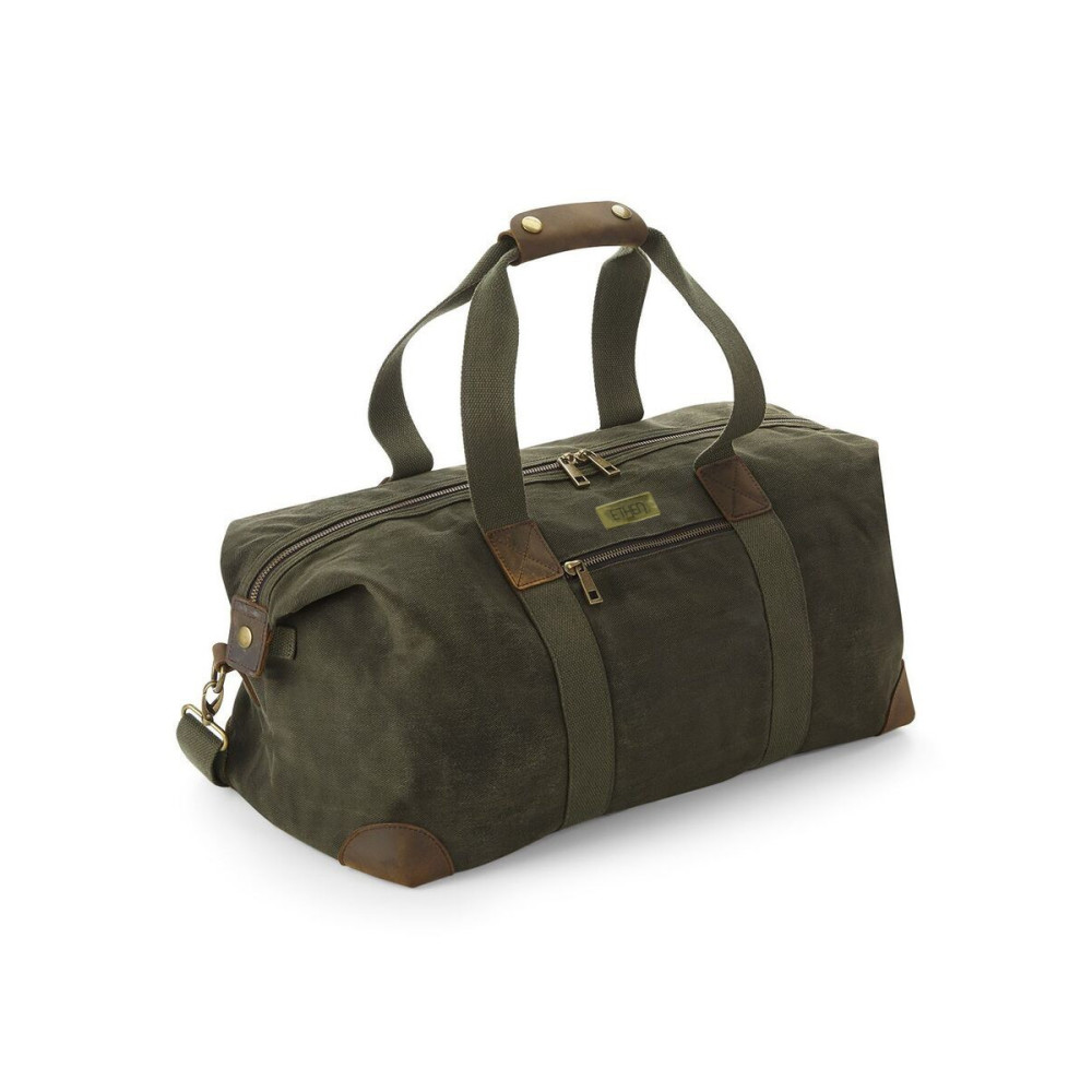 BORSONE DA VIAGGIO STILE VINTAGE IN CANVAS CERATO