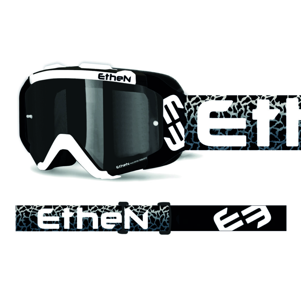 MASCHERA MOTO/MTB MODELLO 05R CON LENTE ULTRASMOKE E LENTE TRASPARENTE INCLUSA