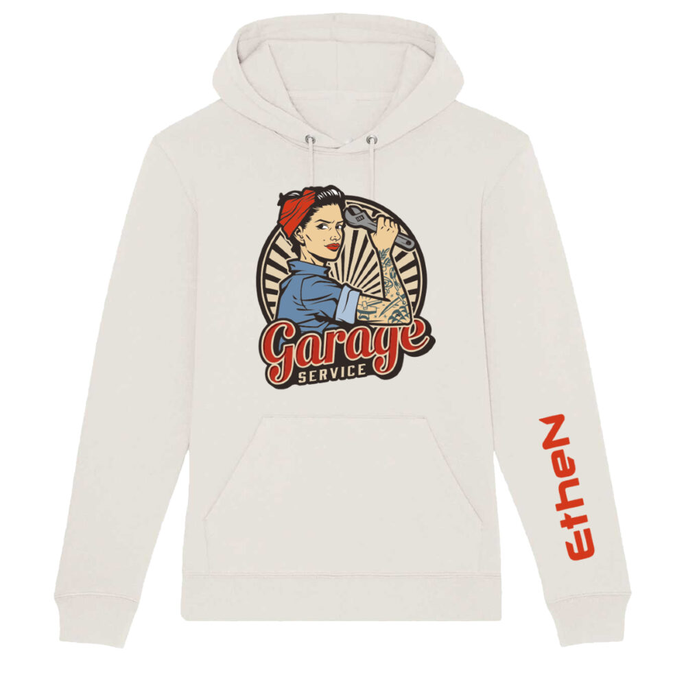 FELPA UNISEX CON CAPPUCCIO - GARAGE SERVICE