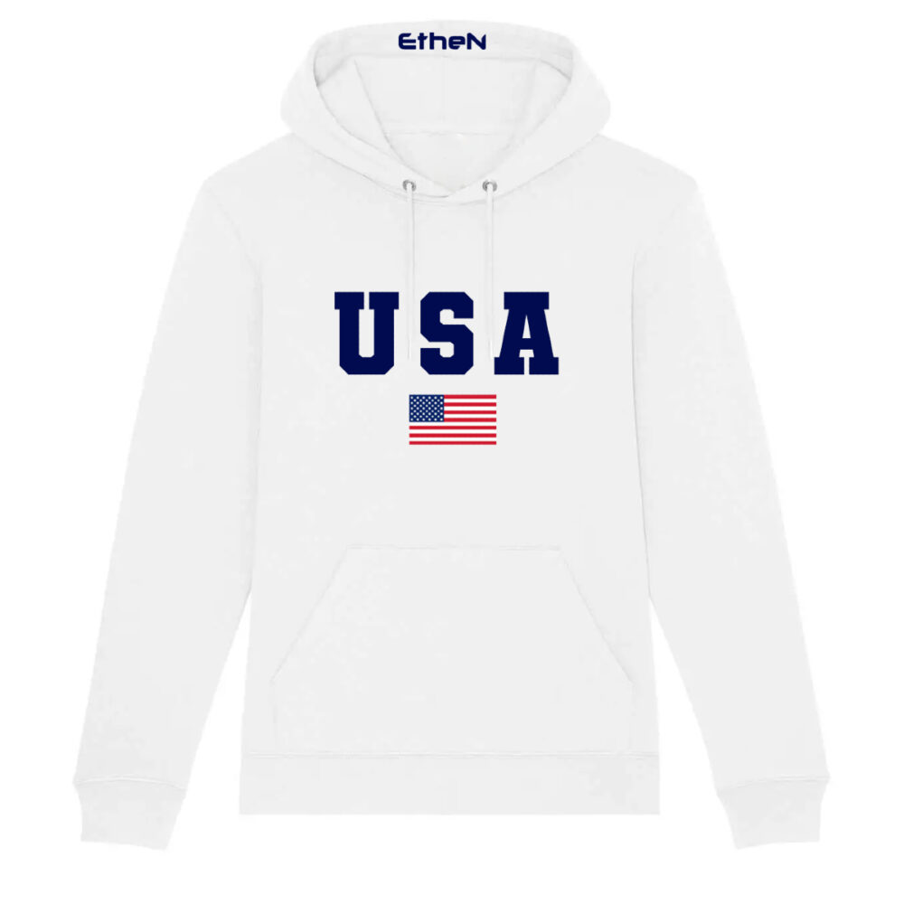 FELPA UNISEX CON CAPPUCCIO - AMERICAN STYLE U.S.A.