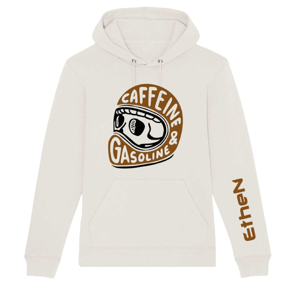 FELPA UNISEX CON CAPPUCCIO - CAFFEINE e GASOLINE
