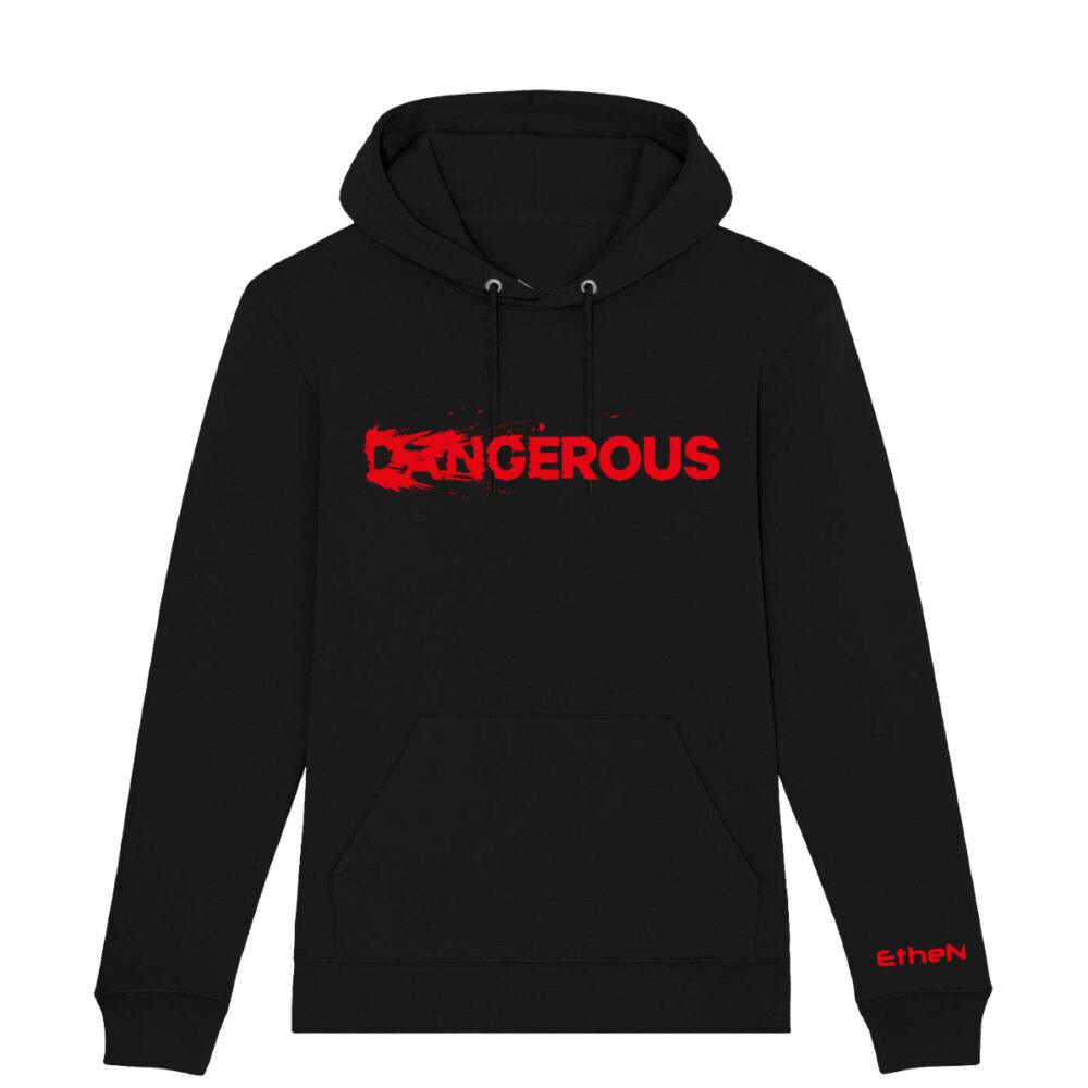 FELPA UNISEX CON CAPPUCCIO - DANGEROUS