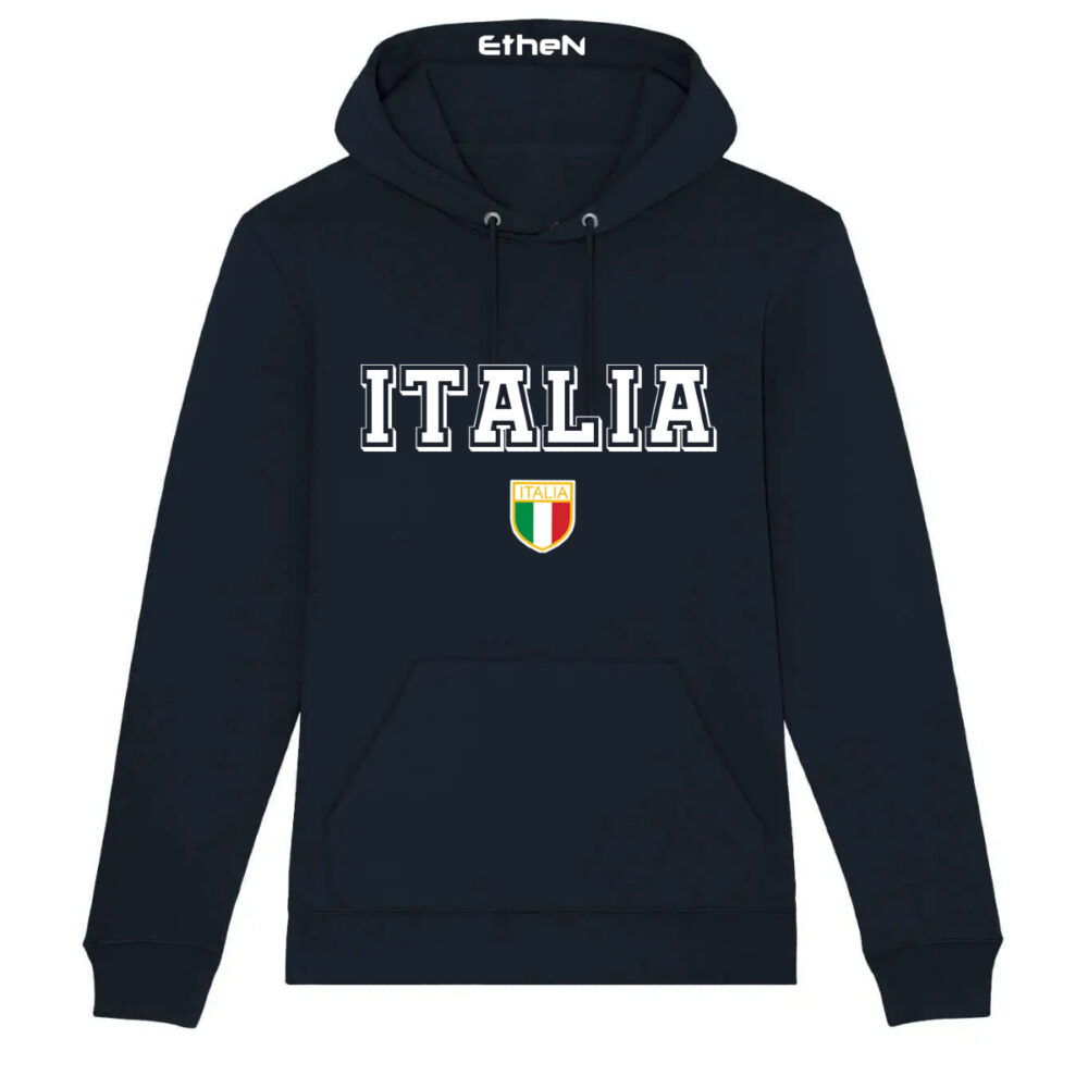 FELPA UNISEX CON CAPPUCCIO - ITALIA