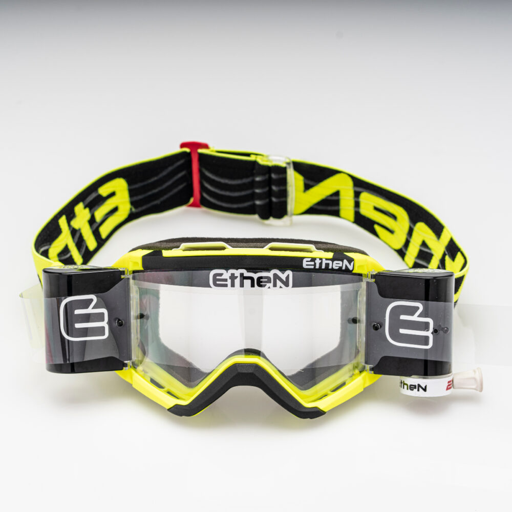 MASCHERA DA FANGO MODELLO MX05 CON ROLL OFF 50 MM GIA’ MONTATO