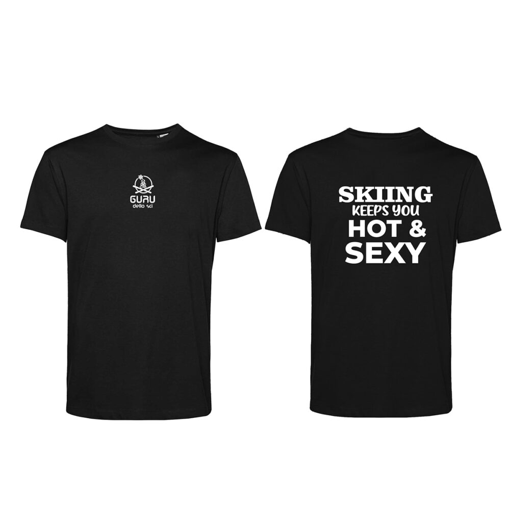T-SHIRT MANICA CORTA UNISEX GURU DELLO SCI HOT & SEXY