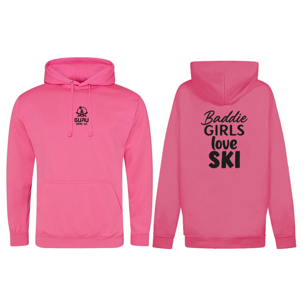 FELPA UNISEX IL GURU DELLO SCI BADDIE CON CAPPUCCIO