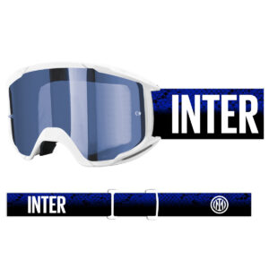 MASCHERA MOTO/MTB INTER MODELLO OTG EVOLUTION LENTE SPECCHIATA AZZURRA