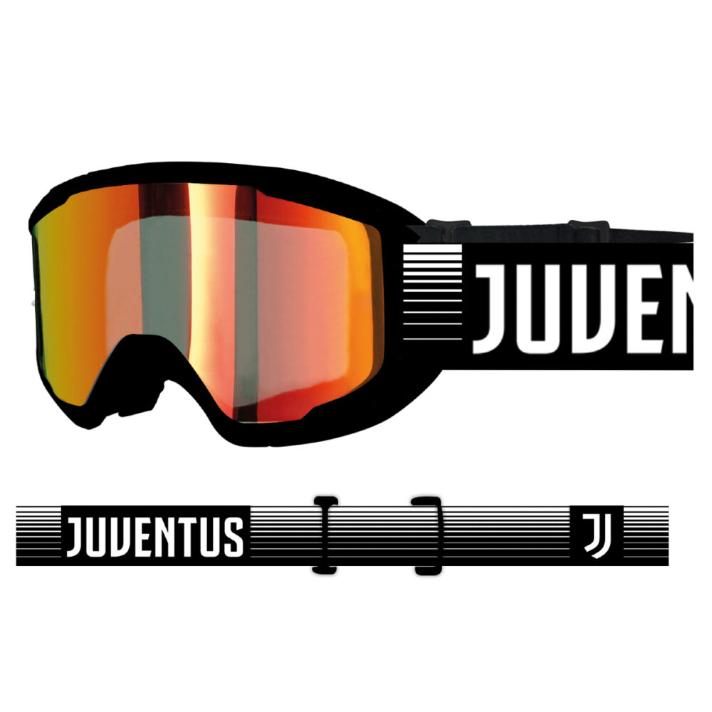 MASCHERA SCI JUVENTUS CON LENTE SPECCHIATA ARANCIO